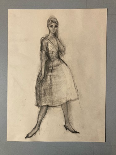 Beau dessin ancien crayon - dessin,