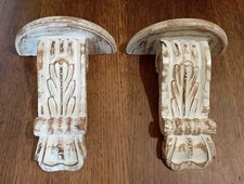 Paire de  consoles murales en