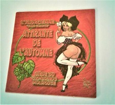 SOUS BOCK Bière du Grambinus Mulhouse Alsacienne sans culotte vintage 