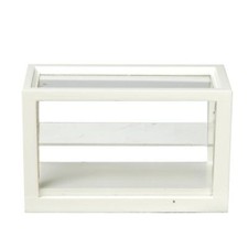 Vitrine De Magasin En Bois Blanc Pour Poupées Maison Mobilier Miniature