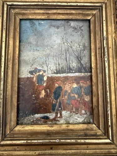Tableau militaire poilu 18 - militaire,