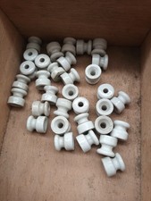 Isolateur en Porcelaine Lot De 30  Blanc Brillant 