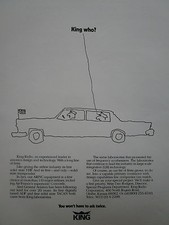 11/1980 PUB KING RADIO AIRLINE INDUSTRY VHF ARINC TACAN LSI LIMOUSINE AD