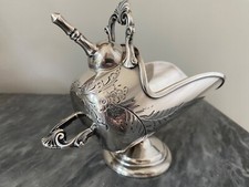 Original sucrier seau à charbon avec sa pelle, metal argenté, Mappin & Webb ?