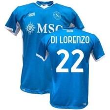 Maillot Di Lorenzo Naples Home 2024 2025 Azzurri Officiel Adulte Garçon Enfant