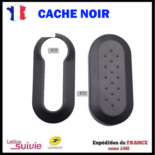 Cache remplacement noir - de,