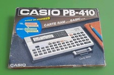 CASIO PB-410 CALCULATRICE ORDINATEUR PERSONNEL EN TBE 