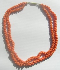 ancien collier 2 rangs en