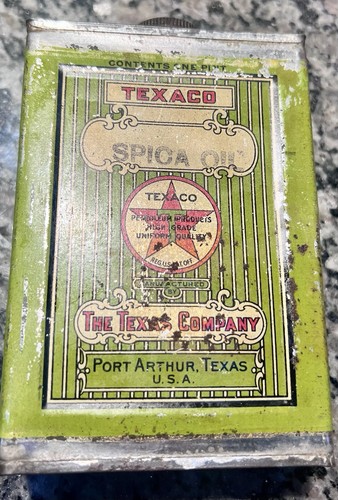 Texaco spica oil can - texaco,