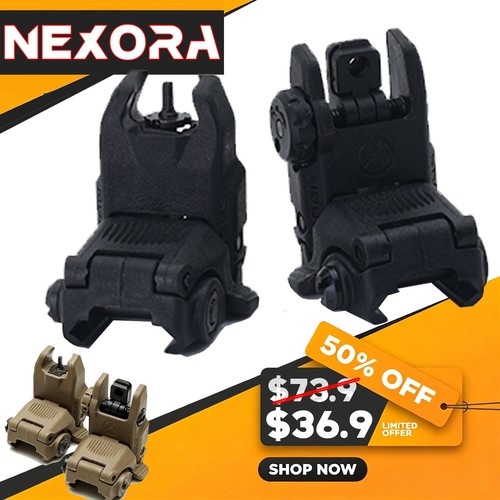 Mągpul flip back sight - up,