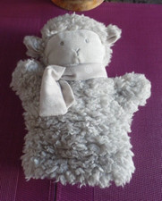 T2G / doudou mouton gris marionnette LA MAISON DE LILO