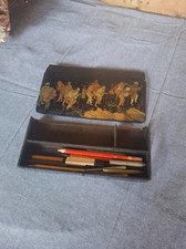 ancienne boite  PAPIER MÂCHÉ