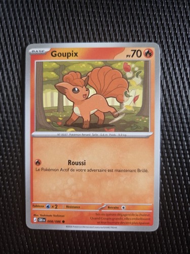 Carte pokémon goupix - carte,