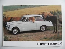Brochure TRIUMPH HERALD 1200 de 10 / 1968