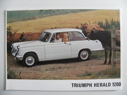 Brochure triumph herald 1200 - brochure,