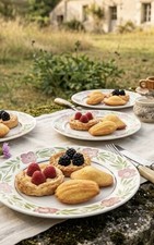 Petites assiettes fleurs - petites, assiettes,