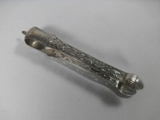 Pince à sucre, Argent Massif