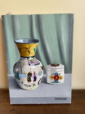 Tableau huile sur toile J.B