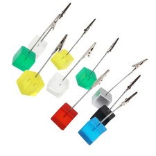  10 pcs Cube Résine Base Mémo Porte-Photo Papier Note Clip Décor De Bureau