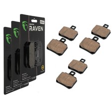 3 Kit plaquettes frein Av G, Av D et Ar Pour Piaggio X9 250 SL de 2000 à 2004