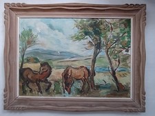 Peinture Huile HST Paysage