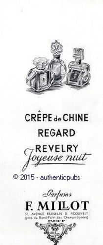 Publicite millot crepe de - f.,