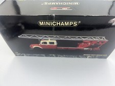 1:43 Minichamps Magirus-Deutz Merkur DL30 Grande Echelle Pompier Dortmund Red /