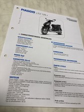 Piaggio Scooter 125 Fly 2008 / 2011 Fiche technique moto RMT ETAI