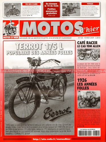 Motos hier 130 terrot - d'hier, 175
