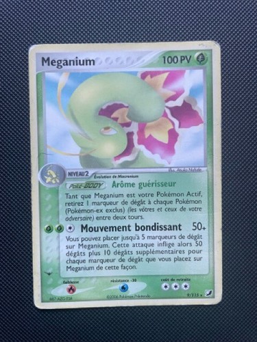 Carte pokémon meganium 115 - carte,