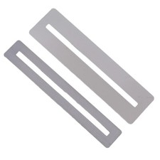 Neuf 2Pcs Acier Manche