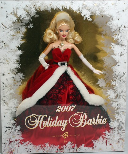2007 holiday barbie nrfb - holiday, barbie,