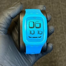 38mm Swatch Touch Bleu SURS100 Suisse Numérique Montre Quartz non-Testé Pièces