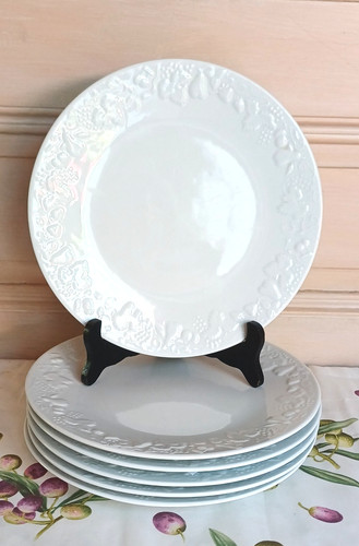 Grandes assiettes plates - 6,