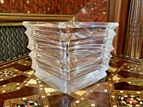 Petit vase cristal taillé - en,
