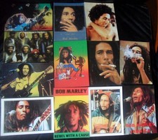 BOB MARLEY RARE LOT 12 CARTES