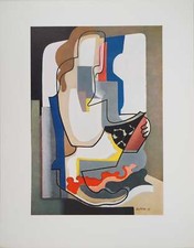 Maurice ESTEVE : Jeune fille lisant un livre, Héliogravure signée