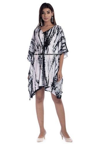 Noir tie and dye caftan - and,