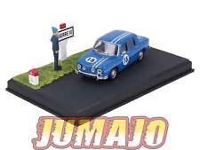 NB56 Voiture IXO 1/43 Diorama Route bleue RENAULT 8 GORDINI La voiture de rallye