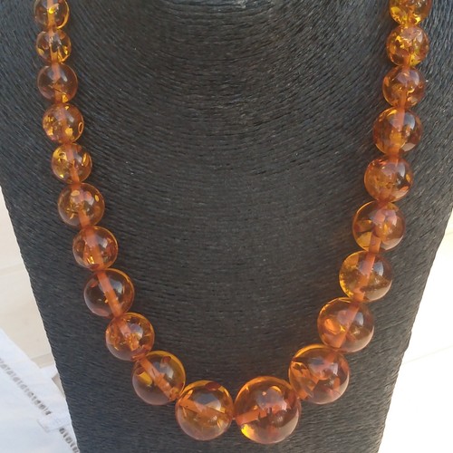 Collier perles rondes - collier, de