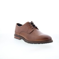 Rockport Cedric RMCEDRIC Mens Brown Wide Oxfords & Lace Ups Plain Toe Shoes