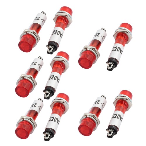 10pcs ac220v plastique 7mm dia - 10pcs,