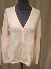 Superbe Pull Beige Rose Mohair