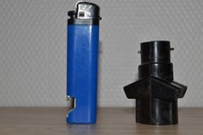 Ancienne Douille Voleuse B22 Bakélite Marron, 2 prises Femelles Luminaire