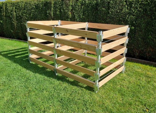 Composteur bois aluminium - , 180