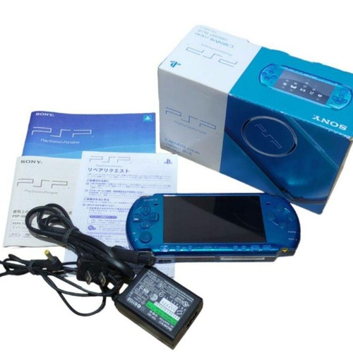 Sony psp 3000 blue console - sony, psp-3000