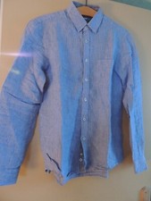 chemise manche longue en lin Celio taille S