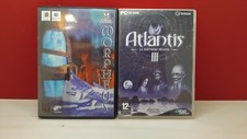 Lot de 2 jeux vintage PC : MORPHEUS (3CD) et Atlantis III  (3CD)