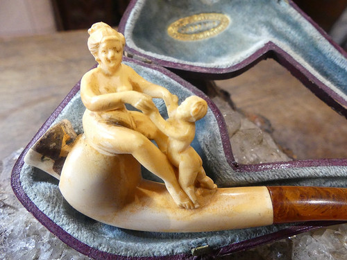 Pipe fume cigarette écume - ,