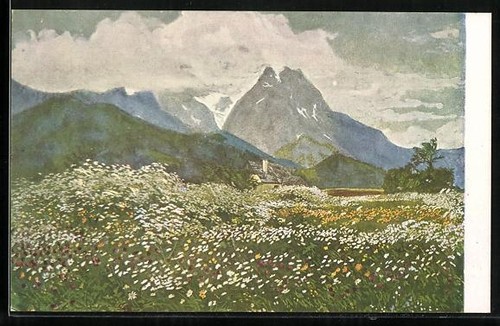 Carte postale artiste g - d'artiste,